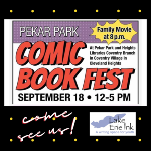 Come see us at Pekar Comic Book Fest!