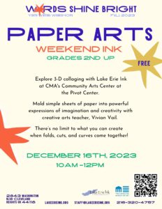 Register for Paper Arts and Creative Play Days